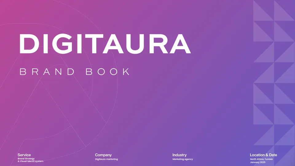 DigitAura Brand Book, page 1